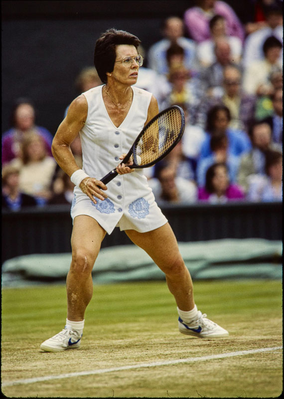 Billie Jean King was a pioneer in the quest for equality among the sexes