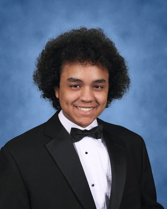  Huntington High School senior Abraham Rodriquez. 