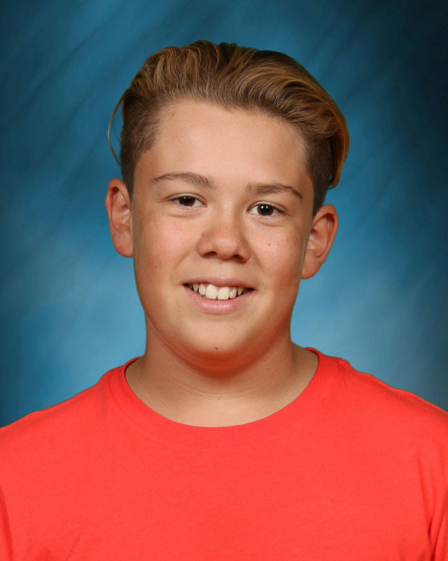 J. Taylor Finley Middle School seventh grader Ronnie Carrillo.