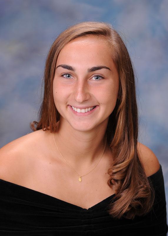 Katie Reilly as a Huntington High School senior.