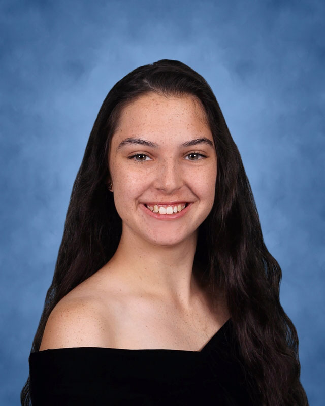  Huntington High School senior Moira Contino. 