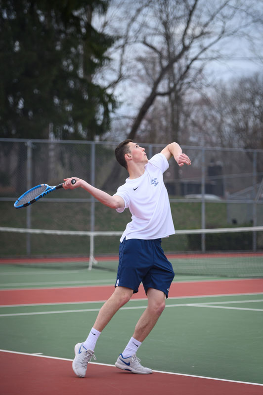 Matt Girimonti in action for Huntington. (Darin Reed photo)