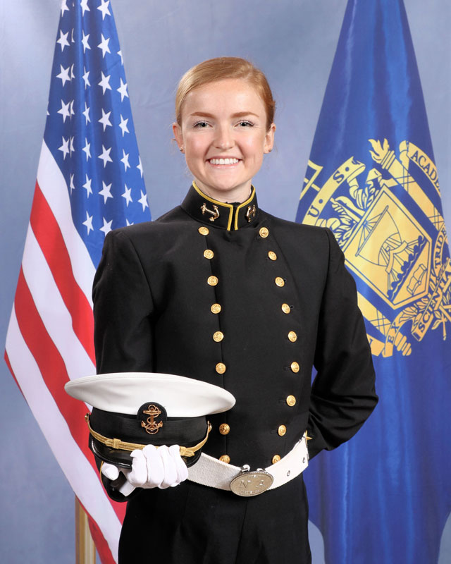 Huntington alum Nina Cartwright has graduated from the US Naval Academy at Annapolis.