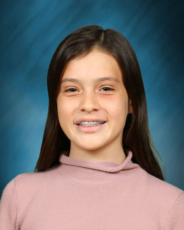 Seventh grader Kathryn Schmidt is a new member of the Finley National Junior Honor Society chapter.