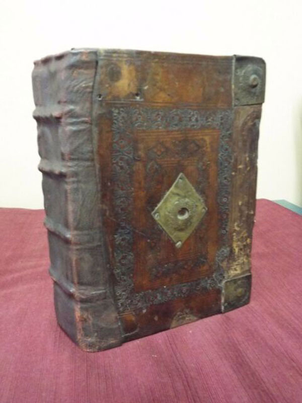 A 1634 edition of the King James Bible.