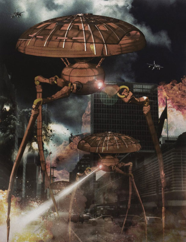 Abraham Rodriguez titled this digital artwork, Mass Destruction in the Making. It is on exhibit at the Heckscher Museum.