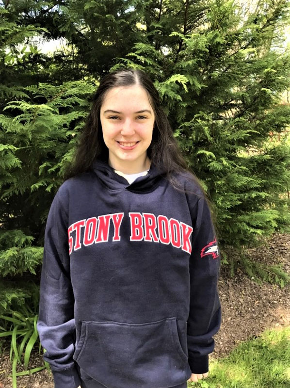 Moira Contino is all in for Stony Brook University.