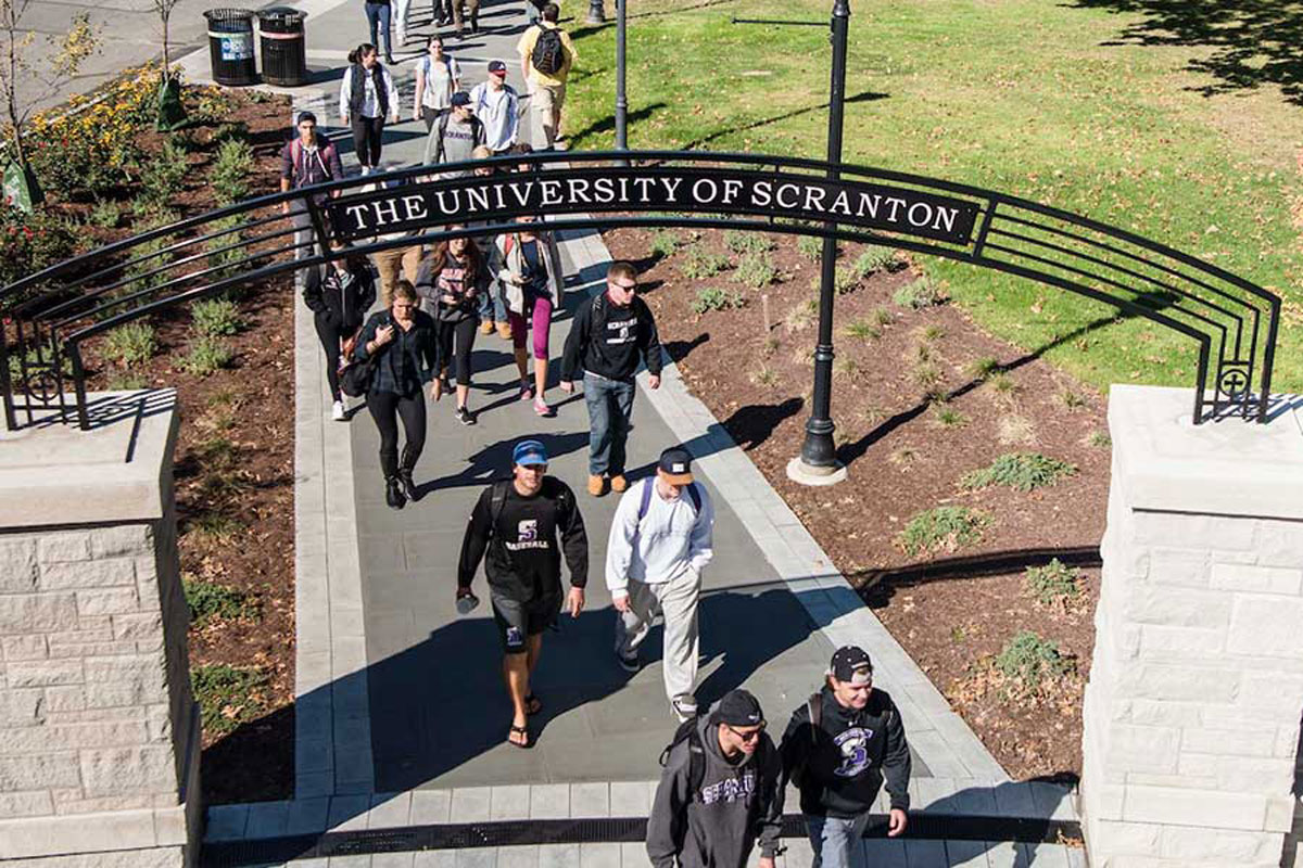 Bianca Lella was drawn to the University of Scranton's dynamic campus 