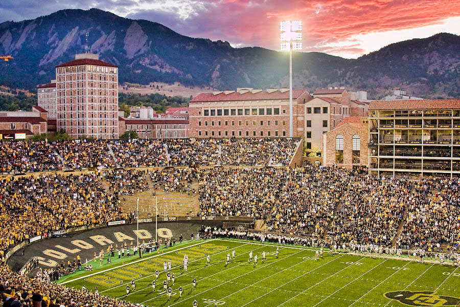 School spirit runs high at the University of Colorado Boulder.