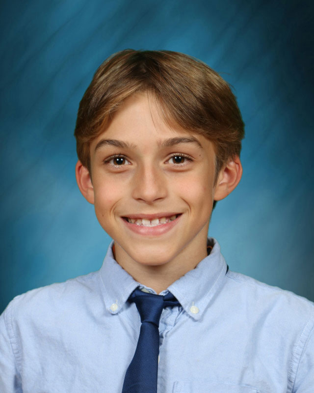 Finley seventh grader Ludo Cattano captured a medal at the LI Math Fair.