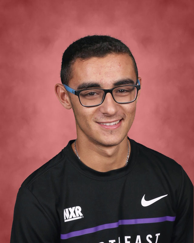 Huntington High School senior Aidan Heller 