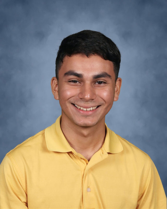 Huntington High School junior Erik Flores 
