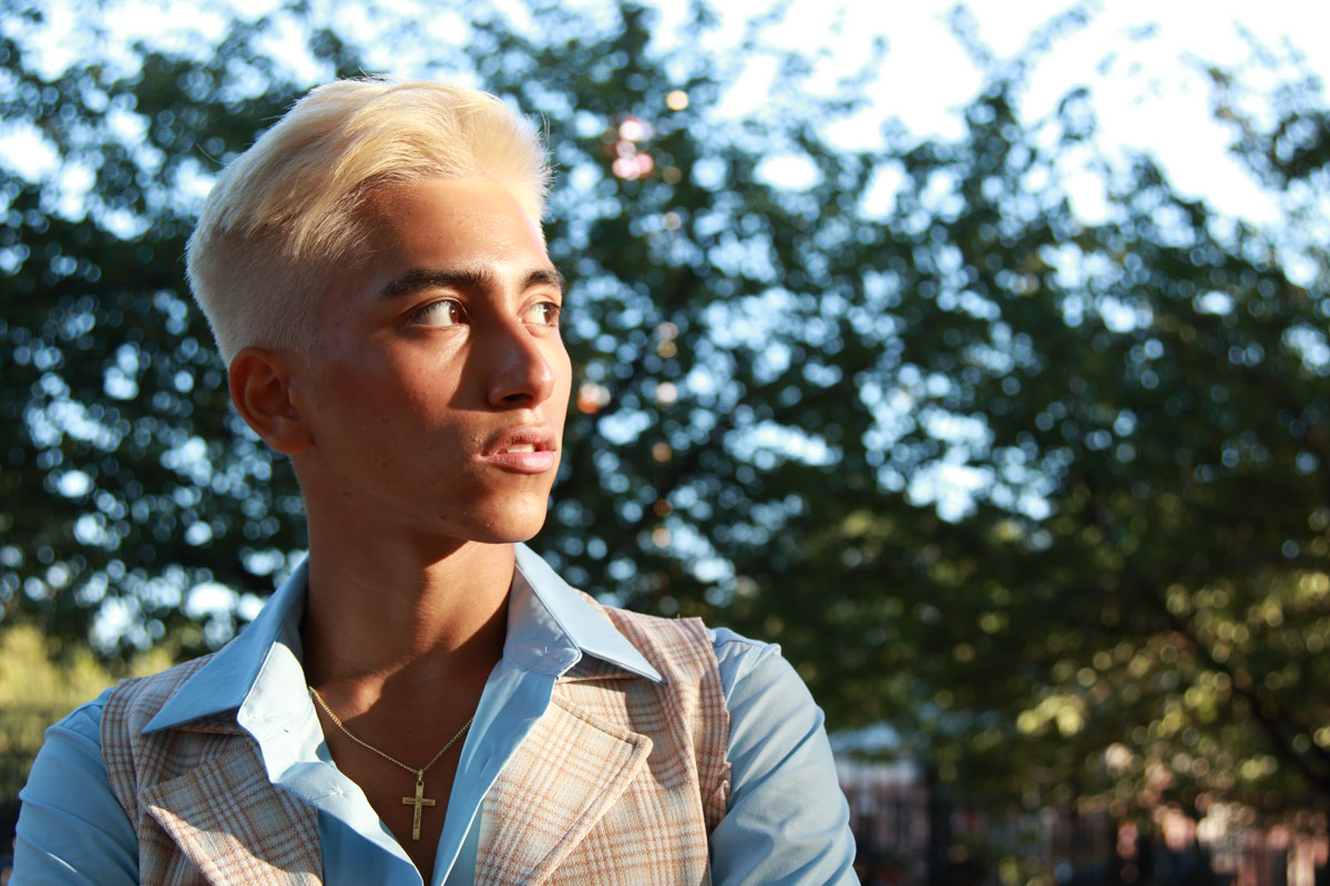 Huntington sophomore Izabela Cuji snapped this photo of her brother, Angel in a Brooklyn park.