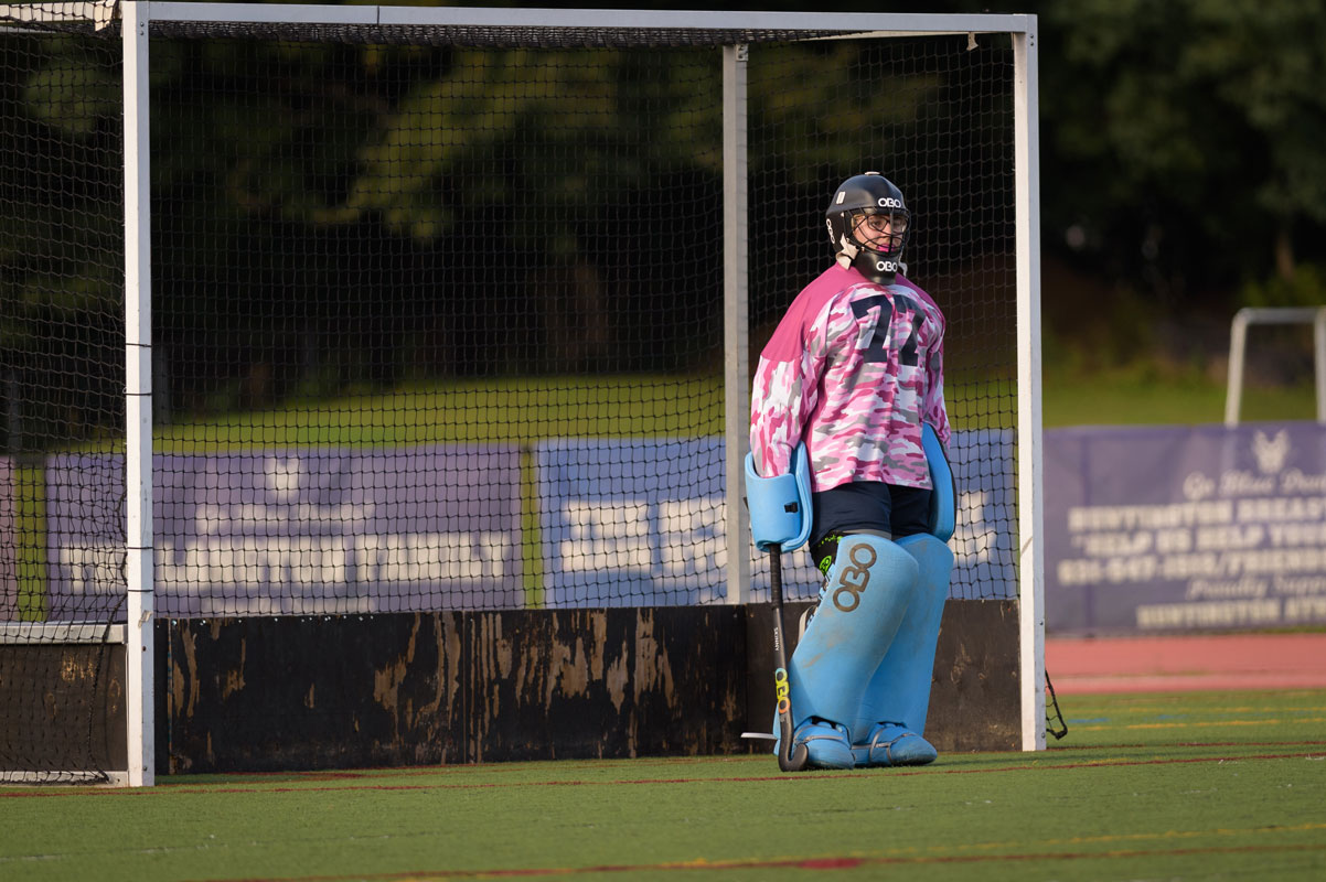 Julie Rogel has enjoyed a magnificent career in goal for the Blue Devils. (Darin Reed photo.)