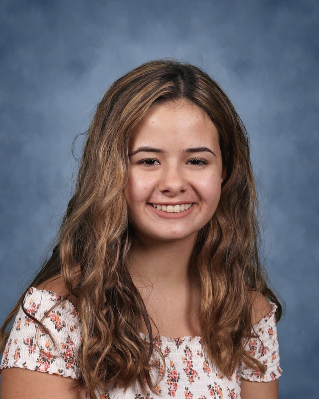 Huntington High School senior Chloe Buffone.