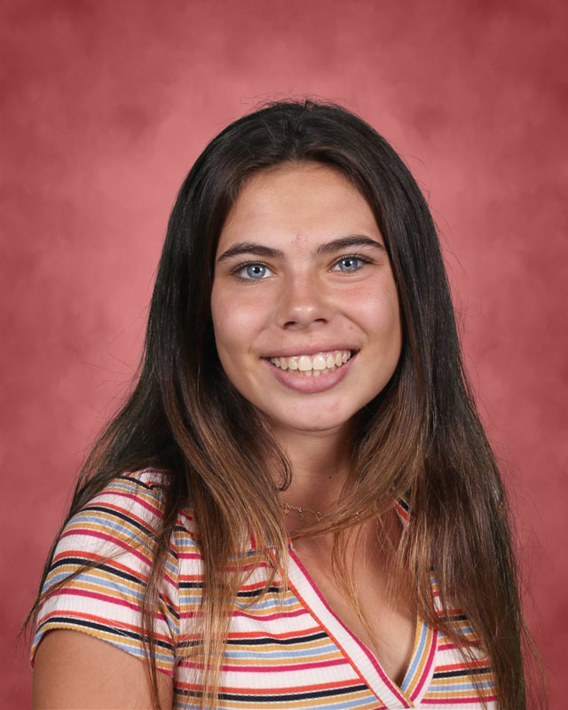 Huntington High School senior Bella DiBenedetto 