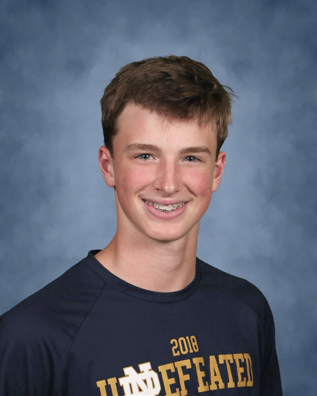 Huntington High School junior Christopher Maichin 
