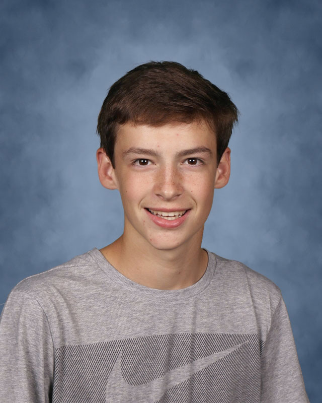Huntington High School junior Henry Vohs 