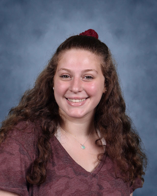 Huntington junior Emily Robert is pursuing a science research project 