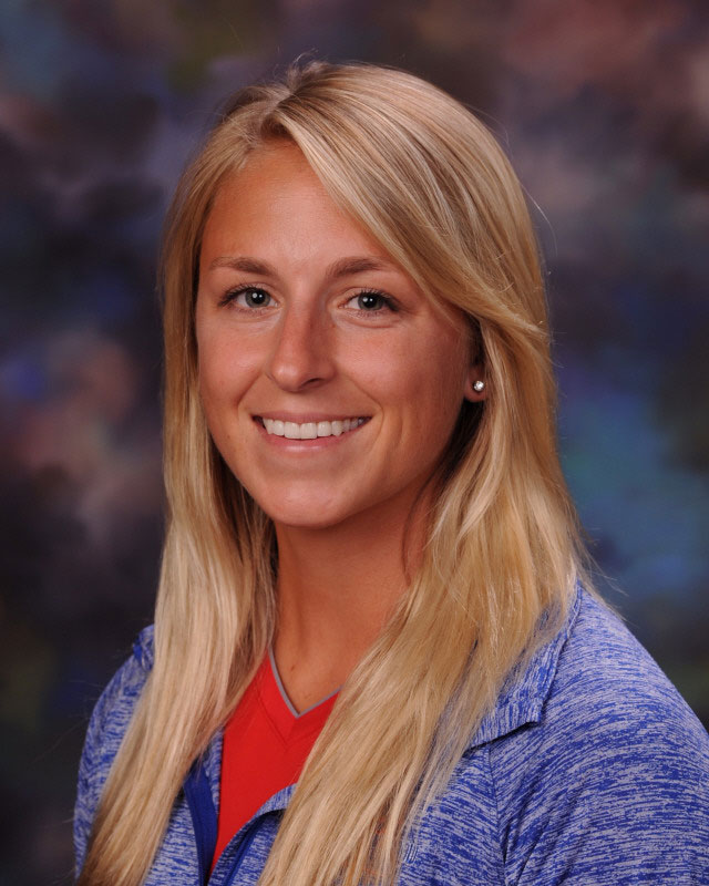 Blue Devil girls' cross country coach Beth Vogelsang