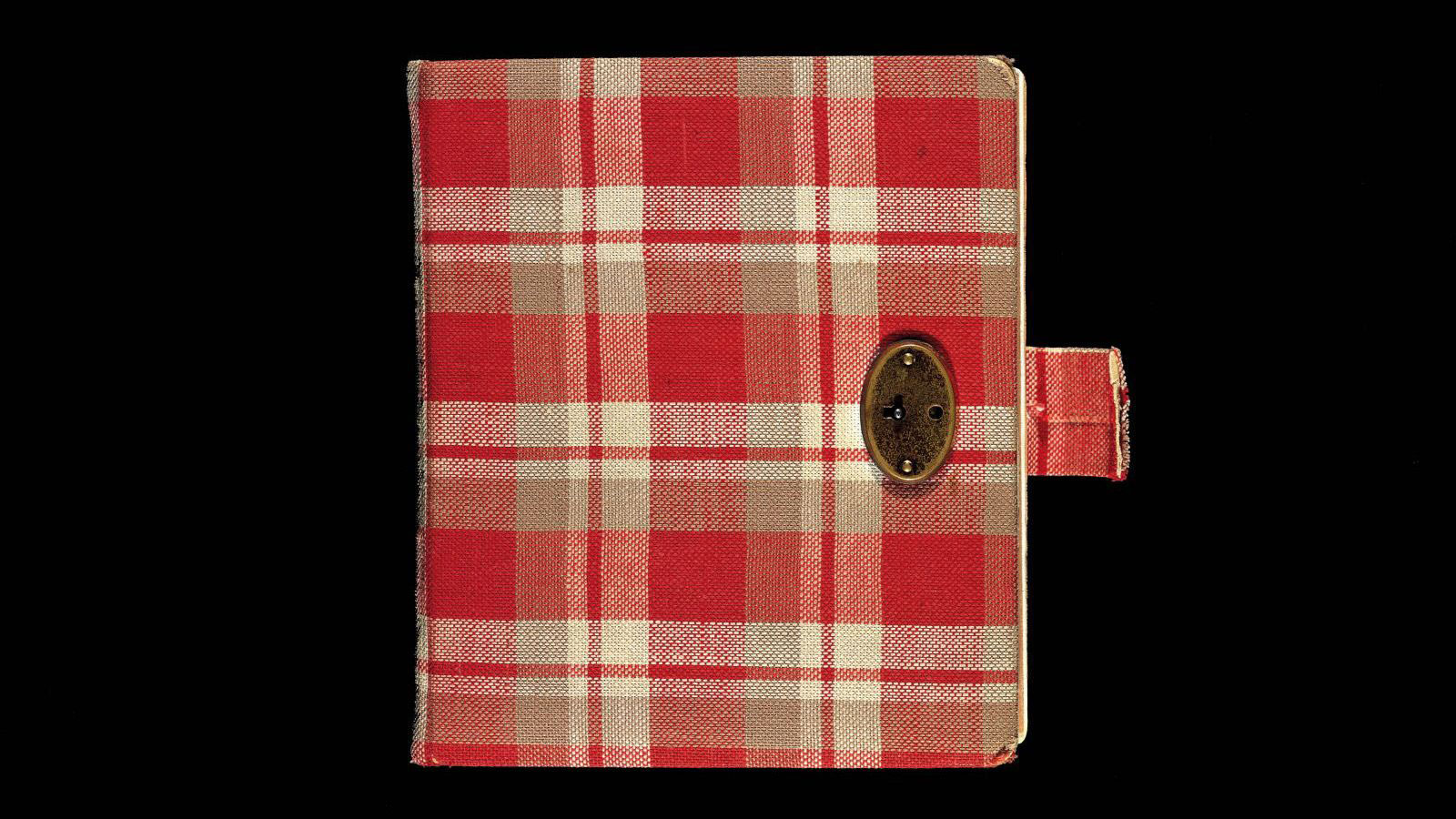 For her 13th birthday, Anne Frank received a red plaid diary, her first journal.