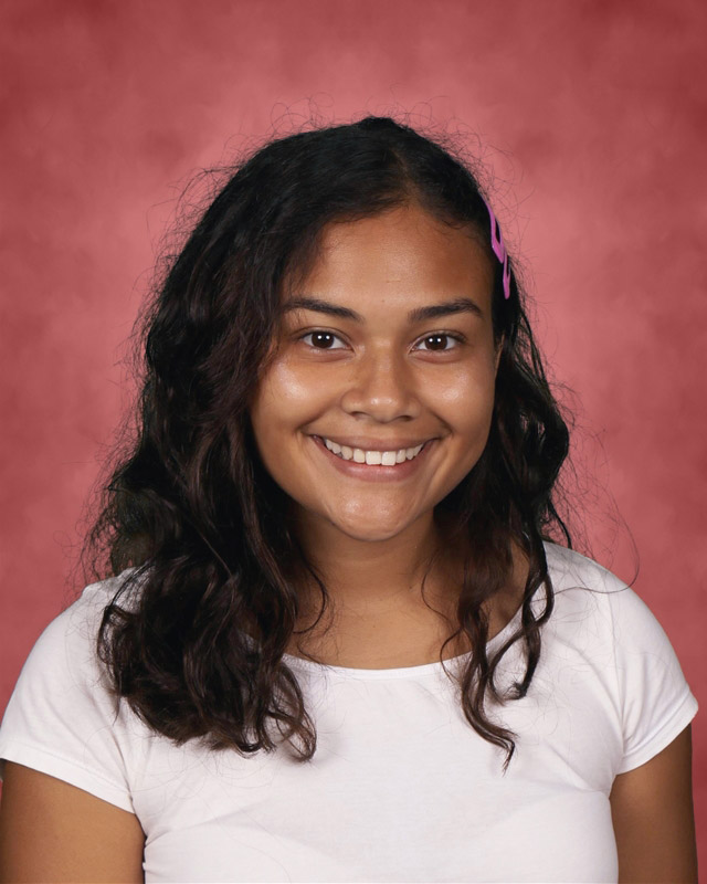 Huntington High School senior Johanna Campos 