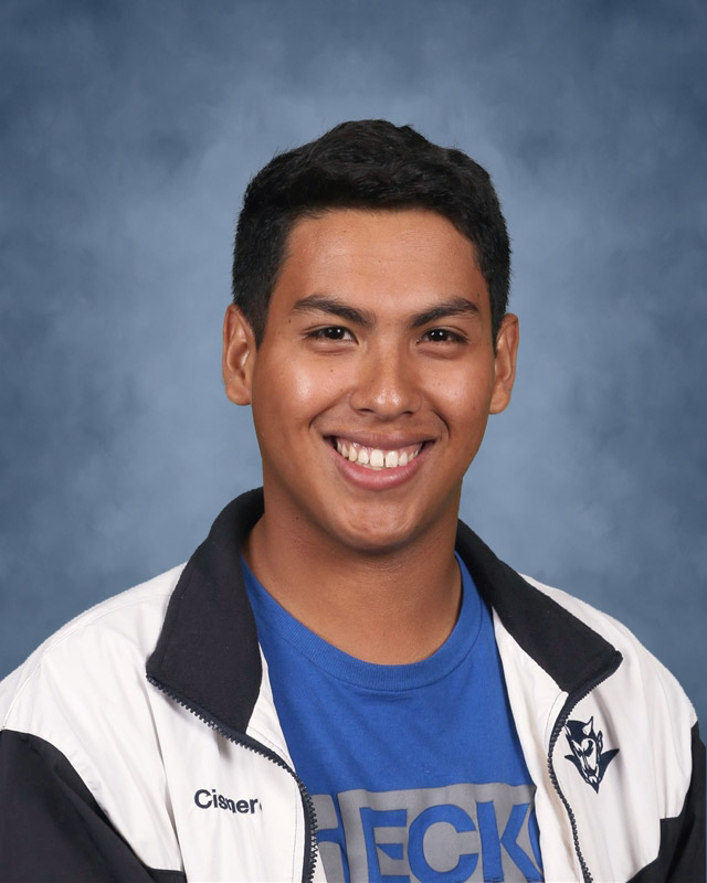 Huntington High School senior Jorge Cisneros 
