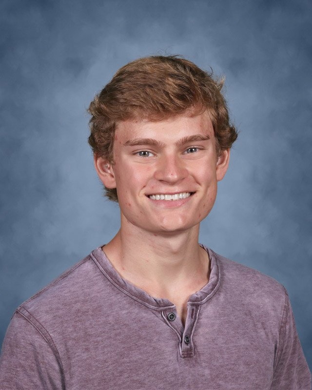 Huntington High School senior Andrew McKenzie.