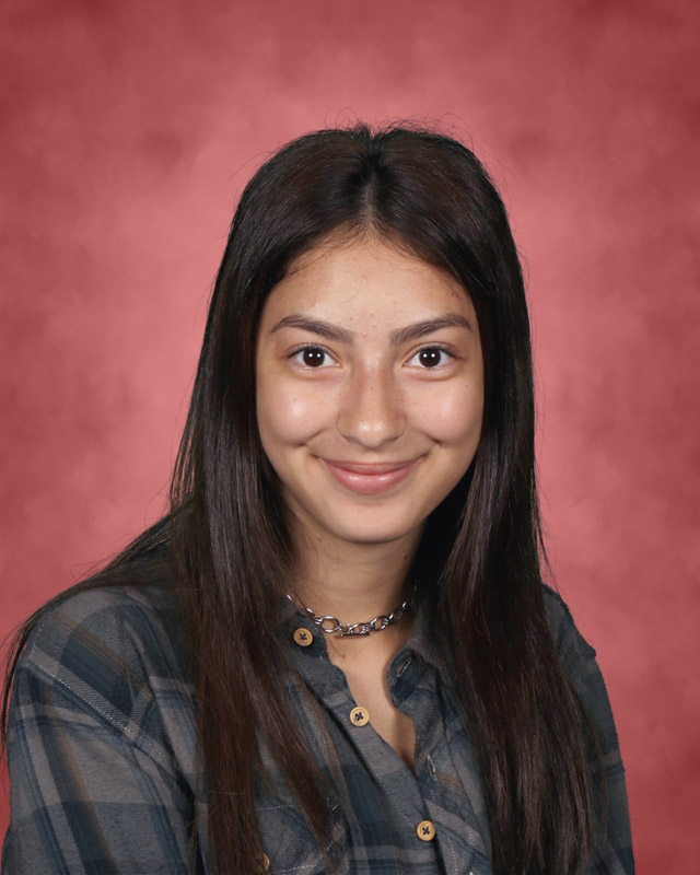 Huntington High School senior Andrea Delcid 