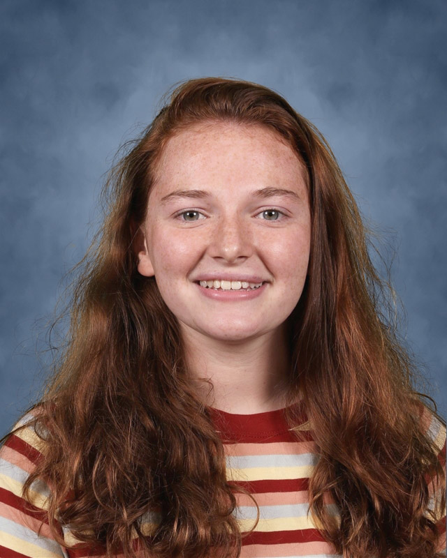 Huntington High School senior Caroline Kilgour