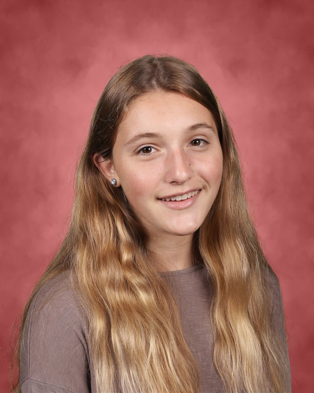 Huntington High School junior Kianna Criscuola.  