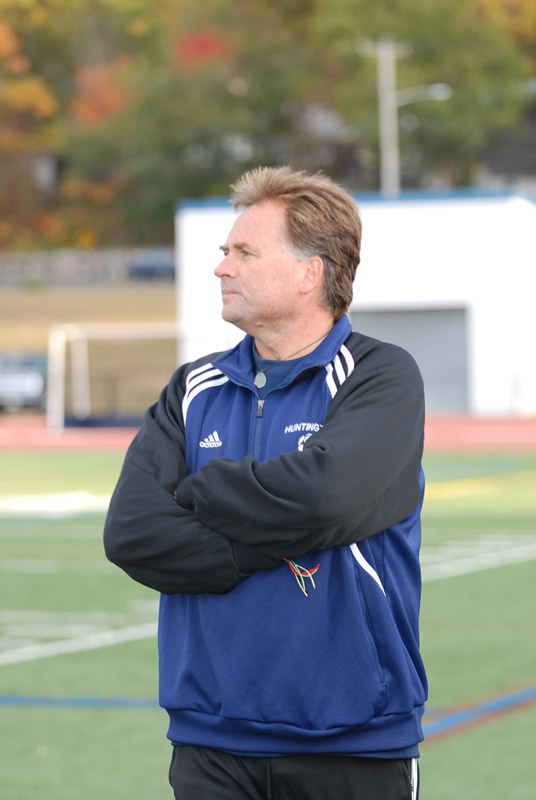  Huntington varsity boys' soccer coach John Pagano  
