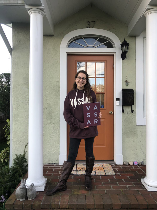 Julia Segal is thrilled to be a Vassar College freshman.