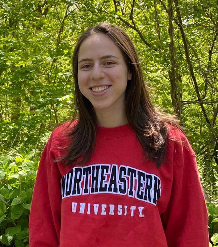 Lia Shechter plans to study engineering at Northeastern University in Boston.