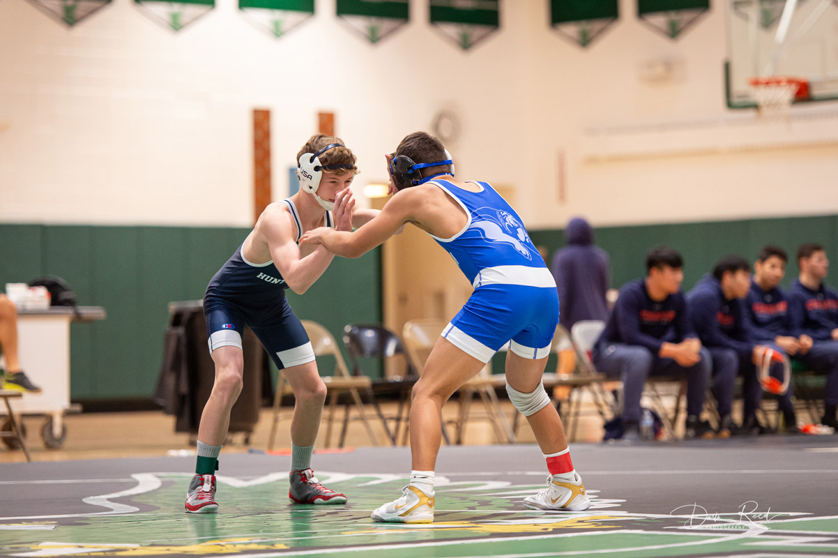Lucas Cirlincione (left) led Huntington is several statistical categories. (Darin Reed photo.)