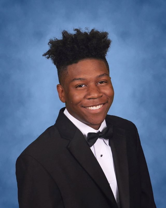 Huntington High School Class of 2020 member Jeremy Miles.
