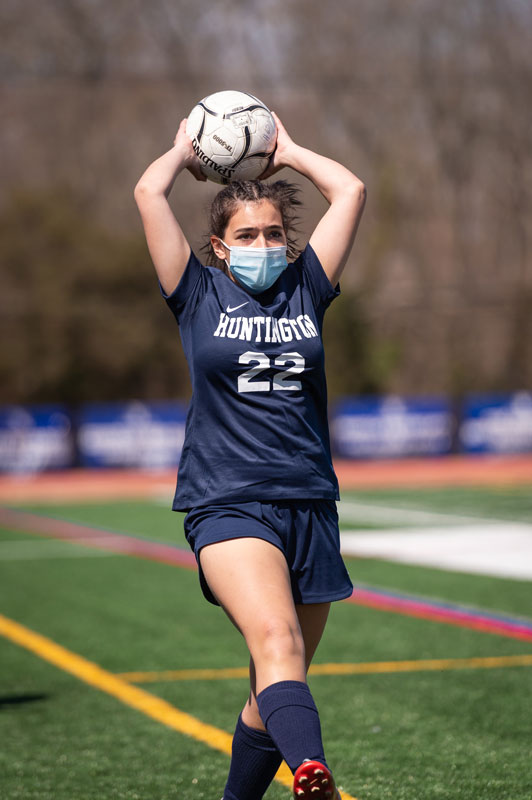 Huntington reached the Suffolk playoffs this spring. (Darin Reed photo.)