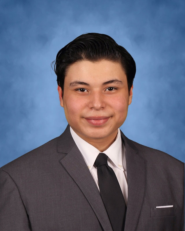  Huntington High School senior David Canas Granados. 