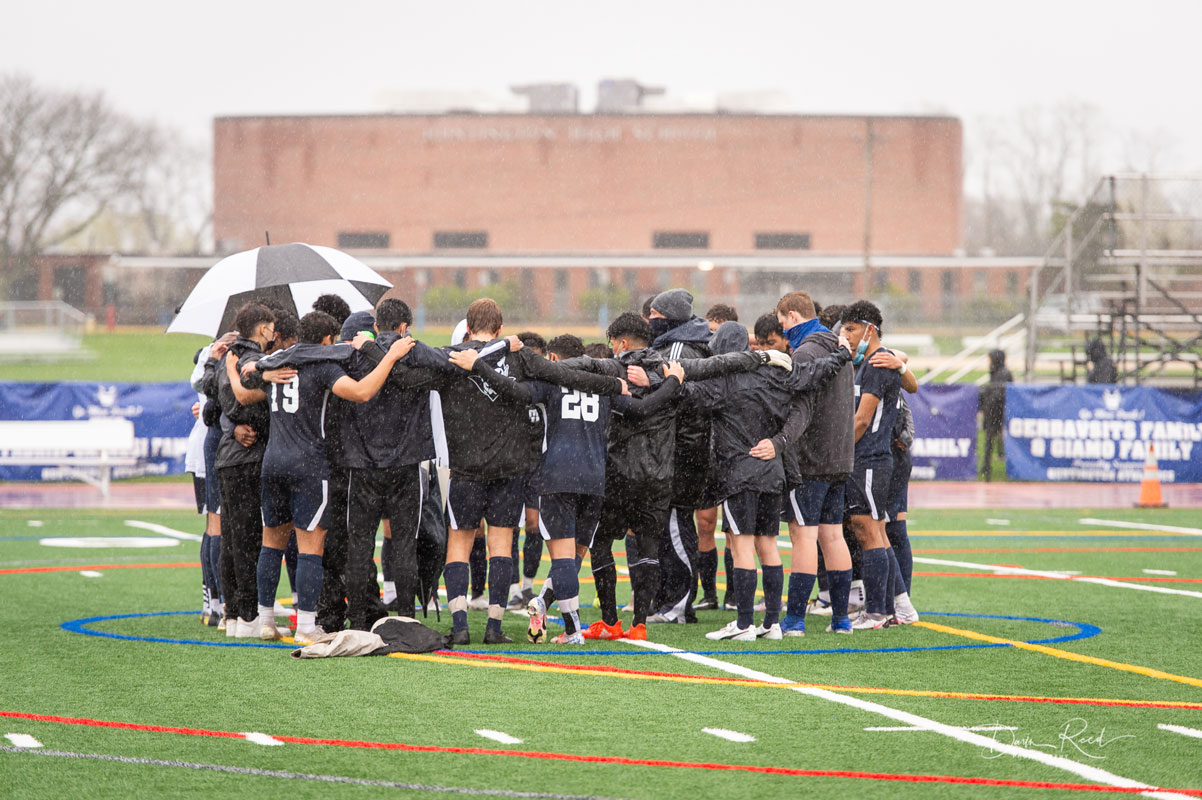 The Blue Devil boys' soccer team is an exceptionally close group of players. (Darin Reed photo.)