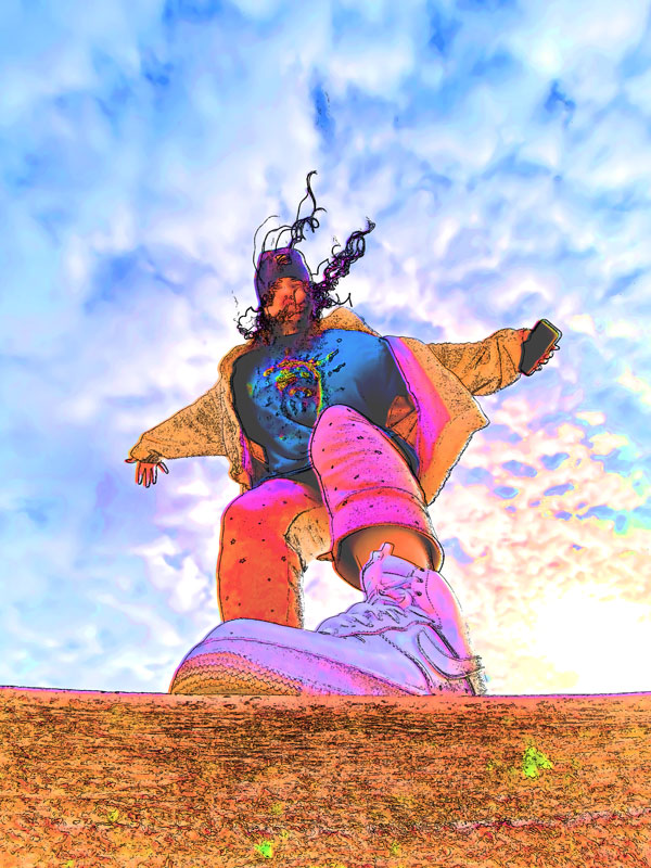 Julia Gorecki took this photograph for an assignment following a lesson on Fauvism.