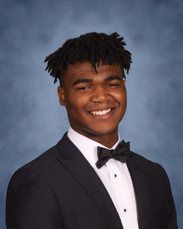Mekai Butts is an All-League thrower for the Blue Devils.