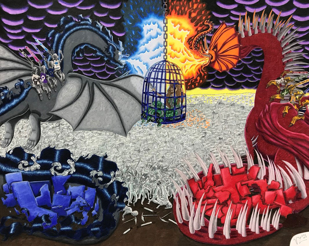The piece of art by Vivienne LaVertu will appear in the Long Island's Best exhibit.