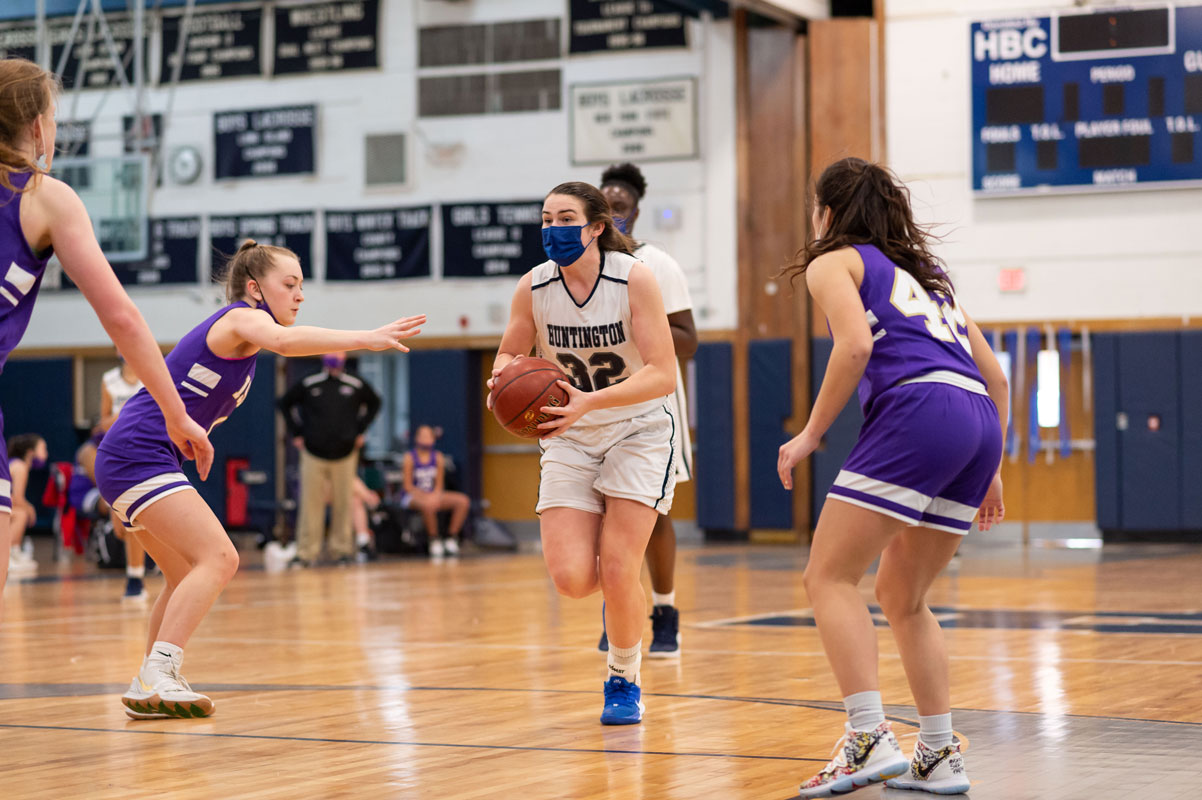 Emily Plachta in action for the Blue Devils. (Darin Reed photo)