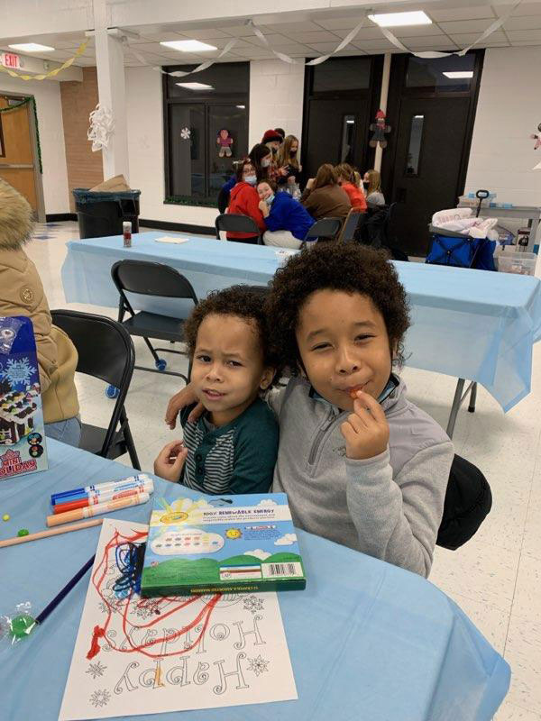 The NHD sponsored the gingerbread house contest 