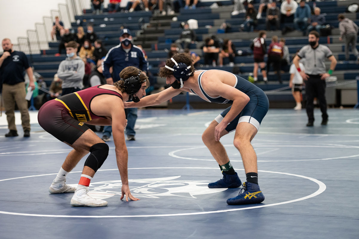 Enzo Pupillo (right) placed second in the tournament. (Darin Reed photo.)