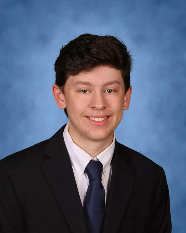 Huntington High School senior Thomas Fucci.