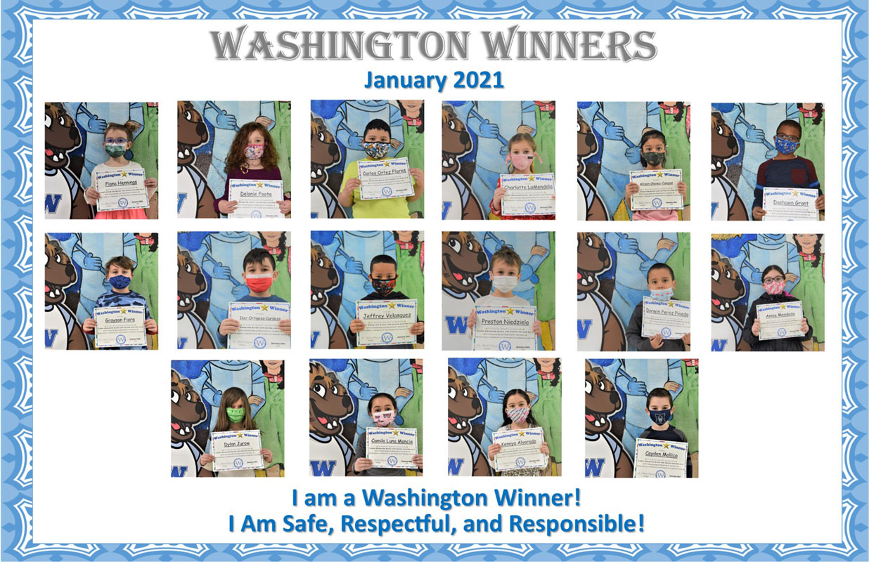 January's Washington Ways Award recipients are a splendid group of youngsters.