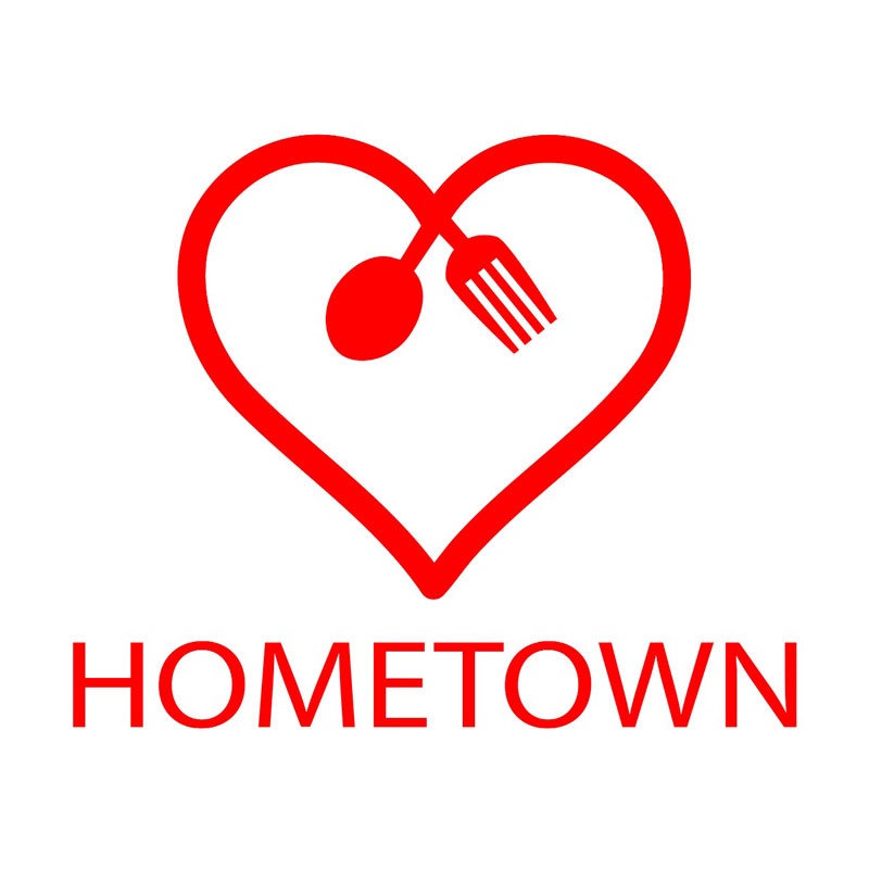 Hometown's company logo.