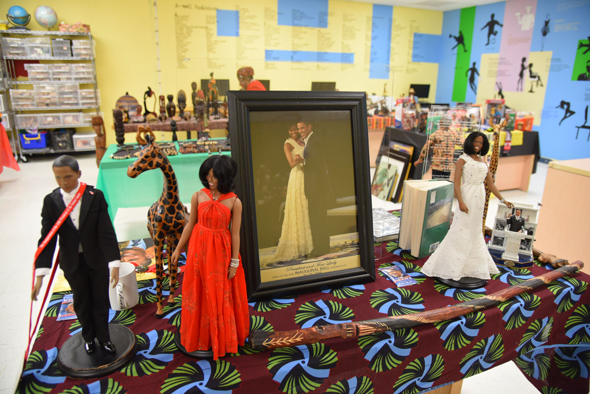 Rev. Bernadette Watkins has an extensive collection of artifacts 