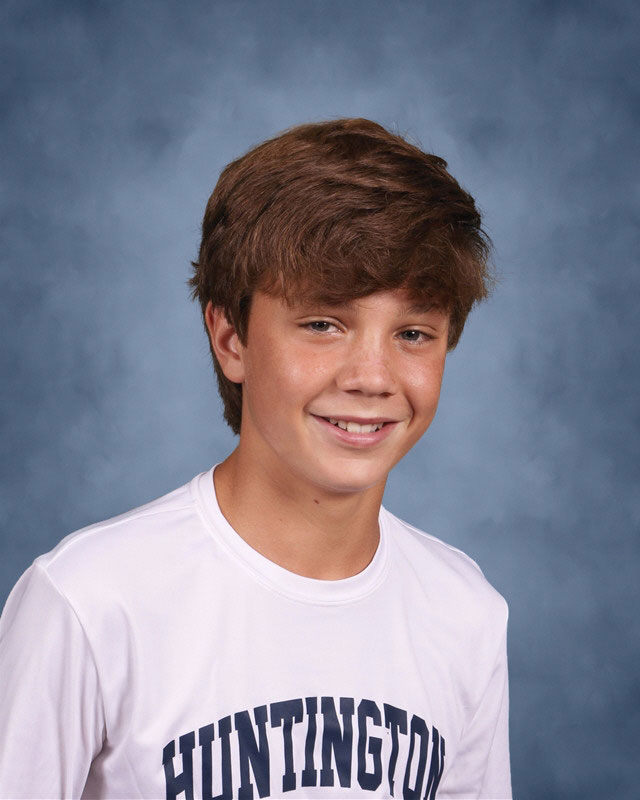 Huntington freshman Thomas Girimonti.